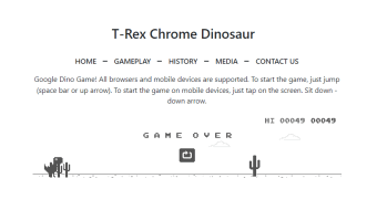 Dino Game Online